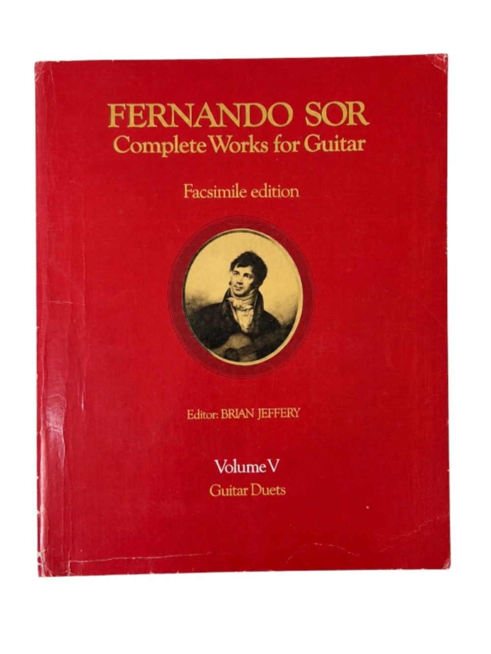 Vintage Fernando Sor Complete Guitar Works Volume V Duets Facsimile Edition Book